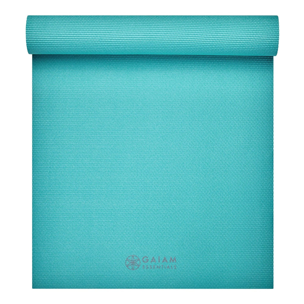 Yoga Mat with Yoga Mat Carrier with Sling, Teal