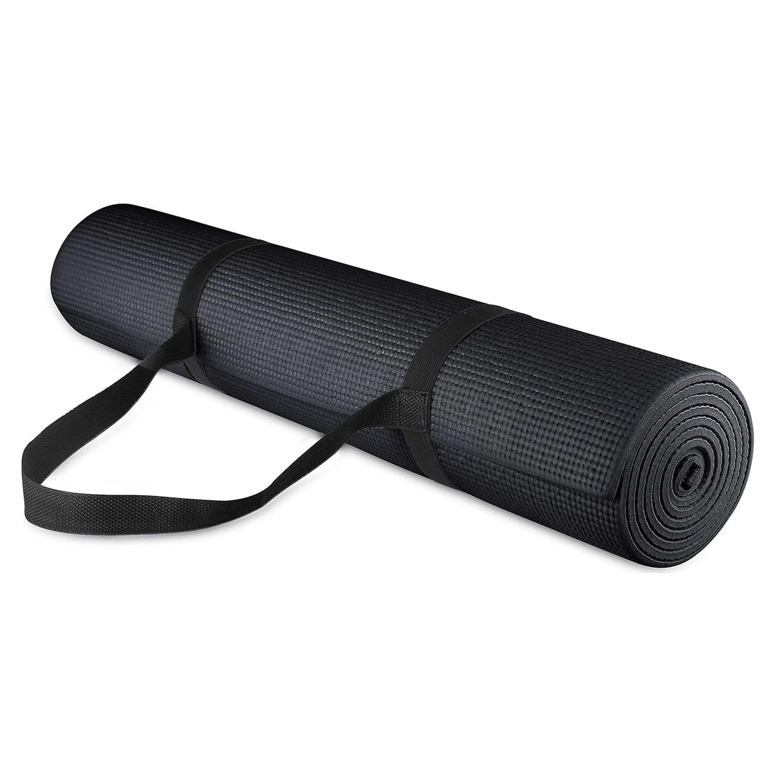 Fitvids 1/4” High Density Thick Non Slip Workout Yoga Mat&Carry Strap(Open Box)