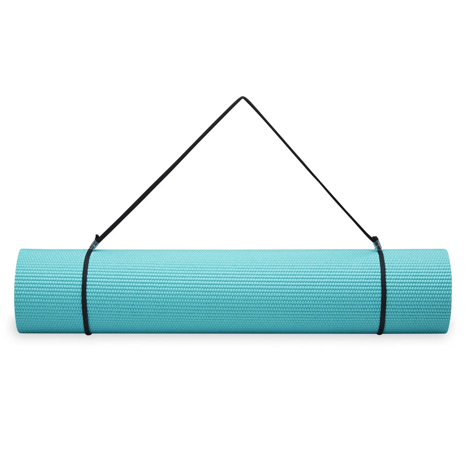 Yoga Mat with Yoga Mat Carrier with Sling, Teal