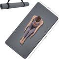 Yoga Mat Double-Sided Non Slip, 72'' X 32'' X 7Mm - Extra Wide & Thick Yoga Mat