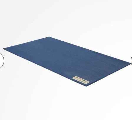 FUSION MINI YOGA MAT – ECO FRIENDLY AND NATURAL RUBBER - MIDNIGHT BLUE